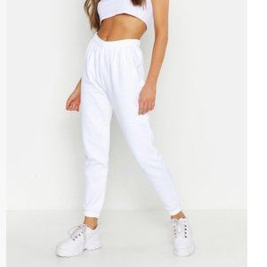 White Jogger Sweatpants - NWT size 4